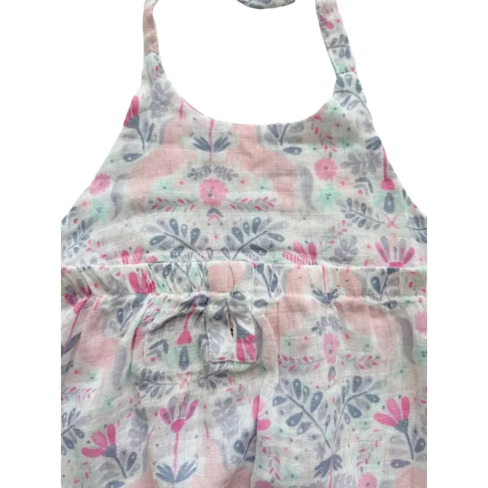 NWT Angel Dear Unicorn Muslin Romper Size 18-24m